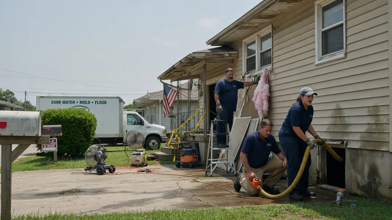 Water Damage Repair in Helena, OK near me
